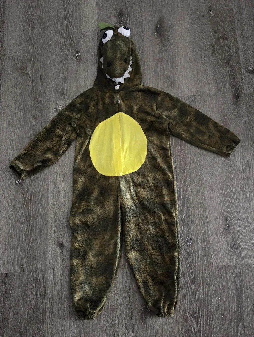 Kids Dinosaur Roaring Rex Boys Dino Halloween Costume Toddler Size 3-4T Jumpsuit